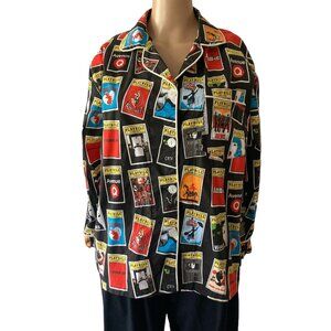 Playbill Theatergoers Size M Button-Down Shirt
